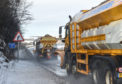 Gritters out on the roads.