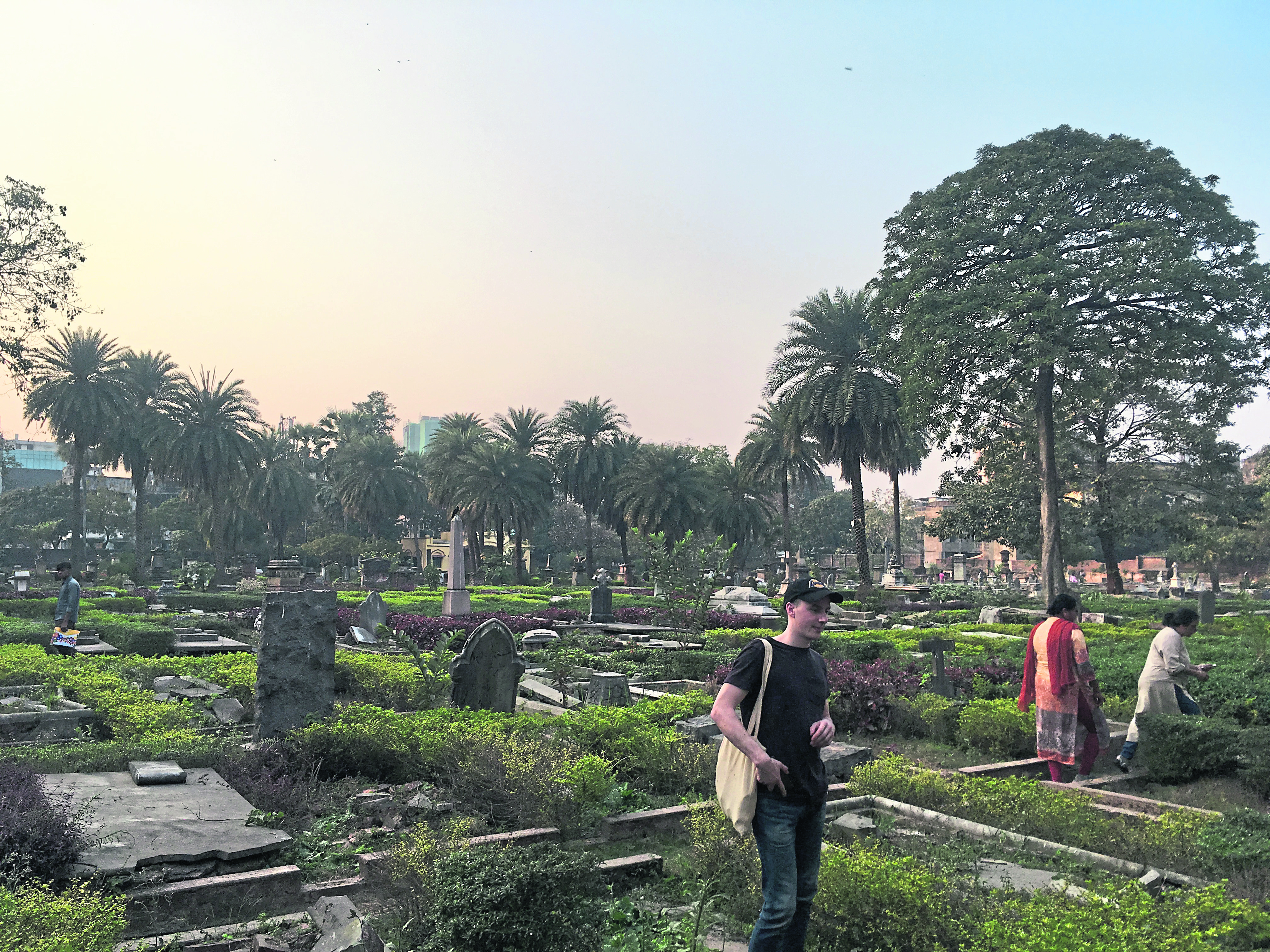 Scottish cemetery project in Kolkata, which has transformed the site.