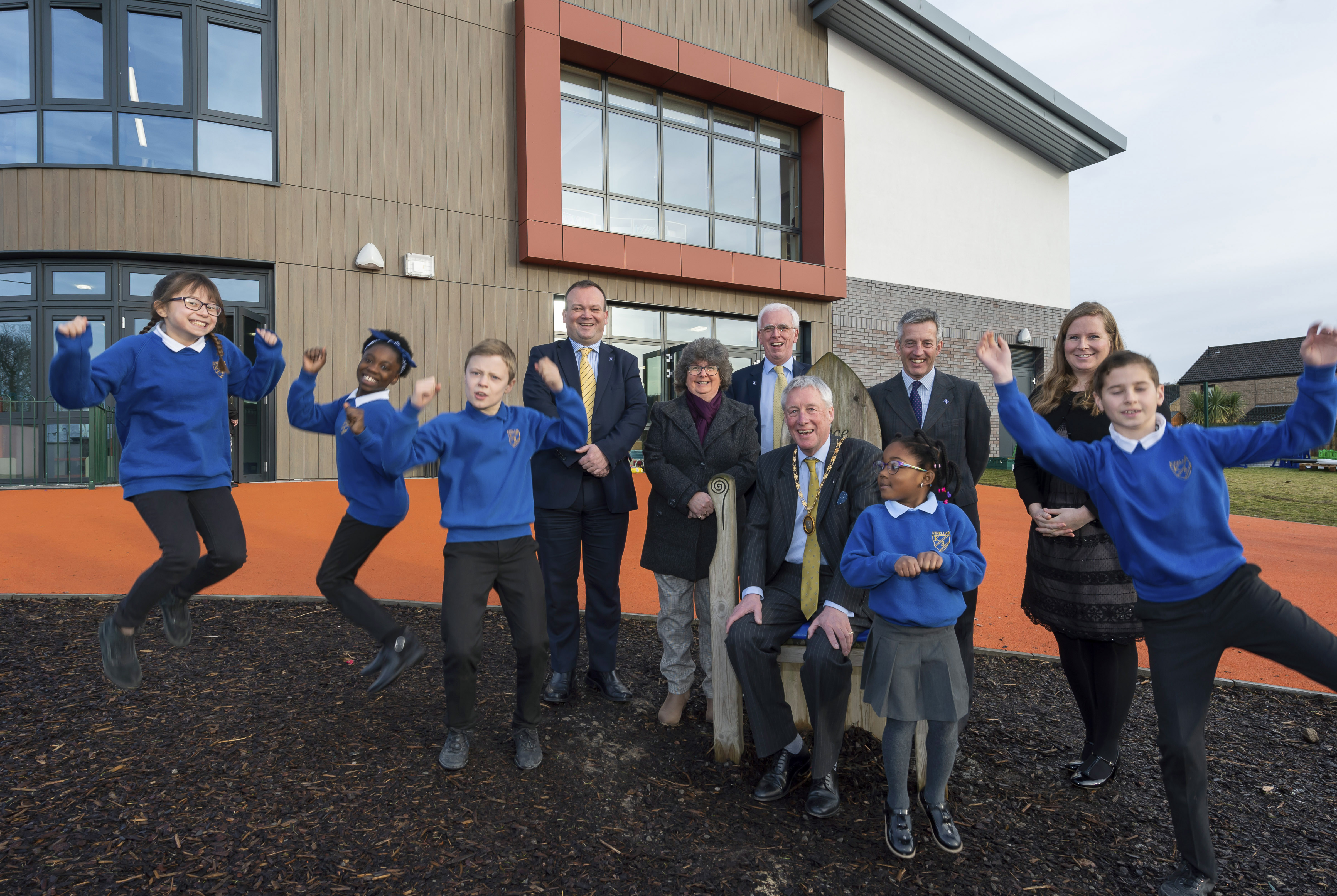 Kinellar Primary School was officially re-opened.