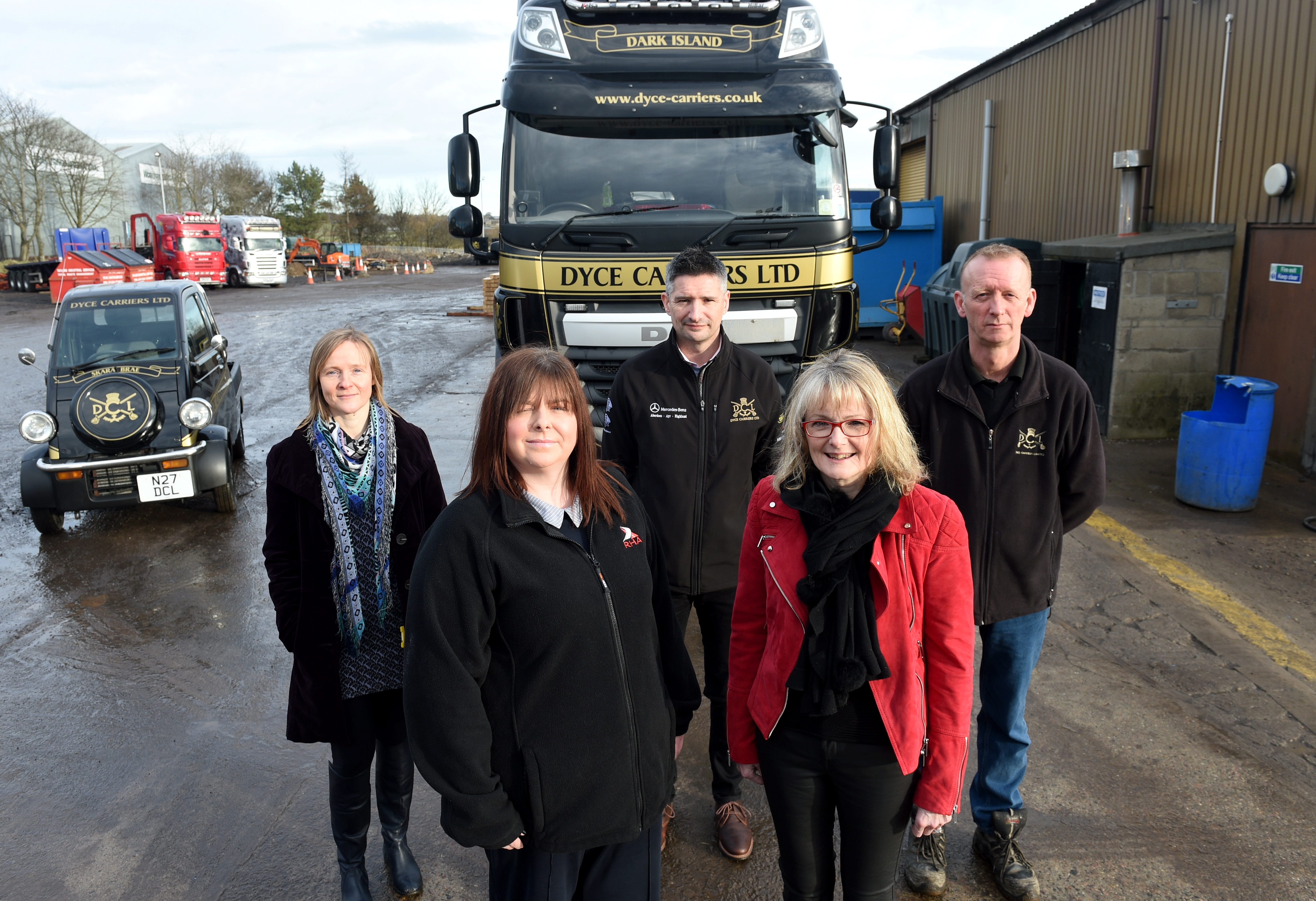 Dyce Carriers and the Road Haulage Association have joined with NHS Grampian to deliver an initiative designed to support good mental health.