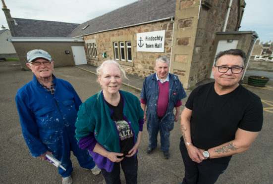 l-r: Jim Baird (Volunteer) Pam Ross (Secretary & Trustee) Sandy Innes (Trustee) Graham Cryer (Chair & Trustee)