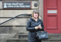 Sarah Sinclair pictured outside of Elgin Sheriff Court in Moray.