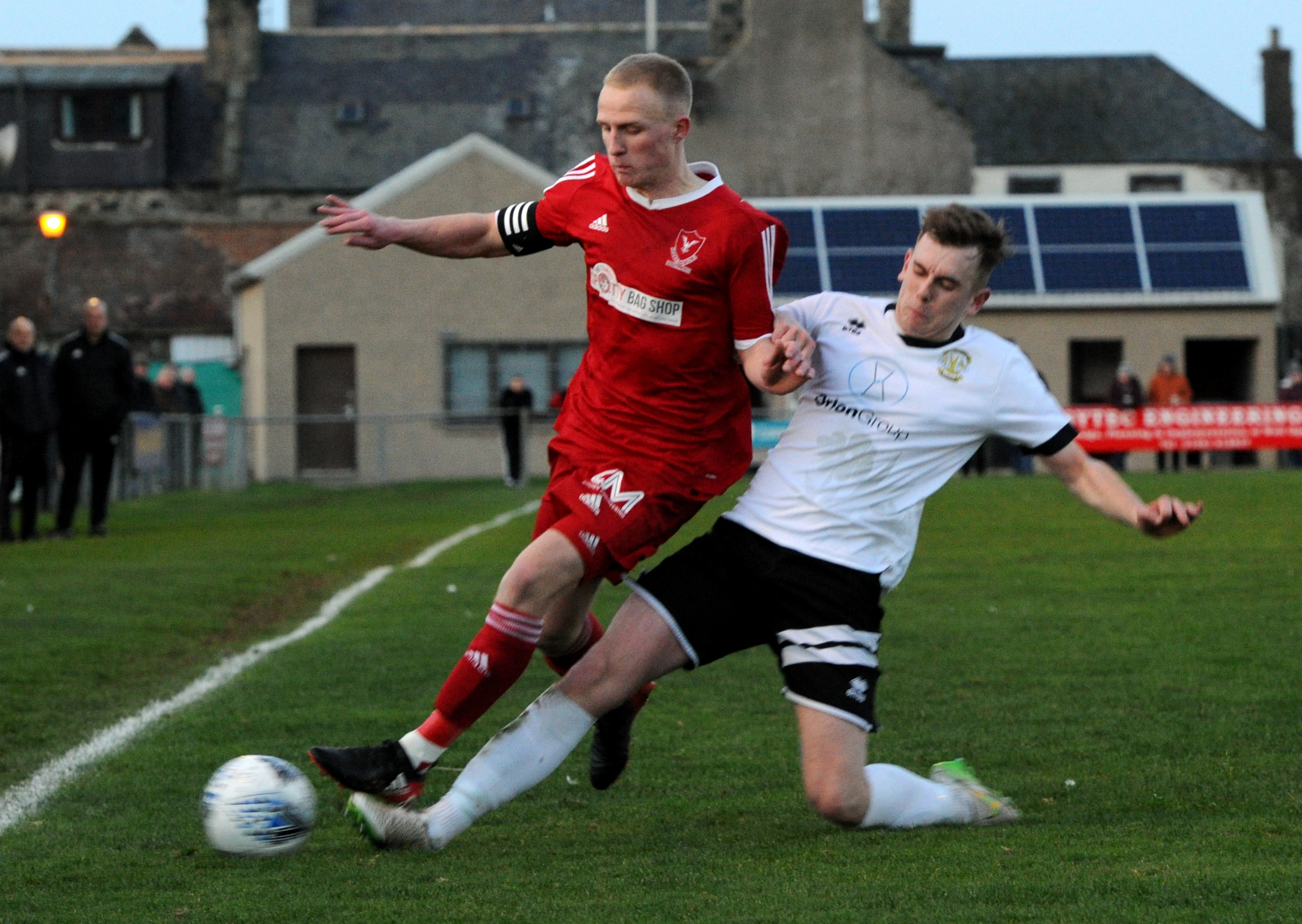 Fraser Robertson, right, has left Clachnacuddin to join Rothes.