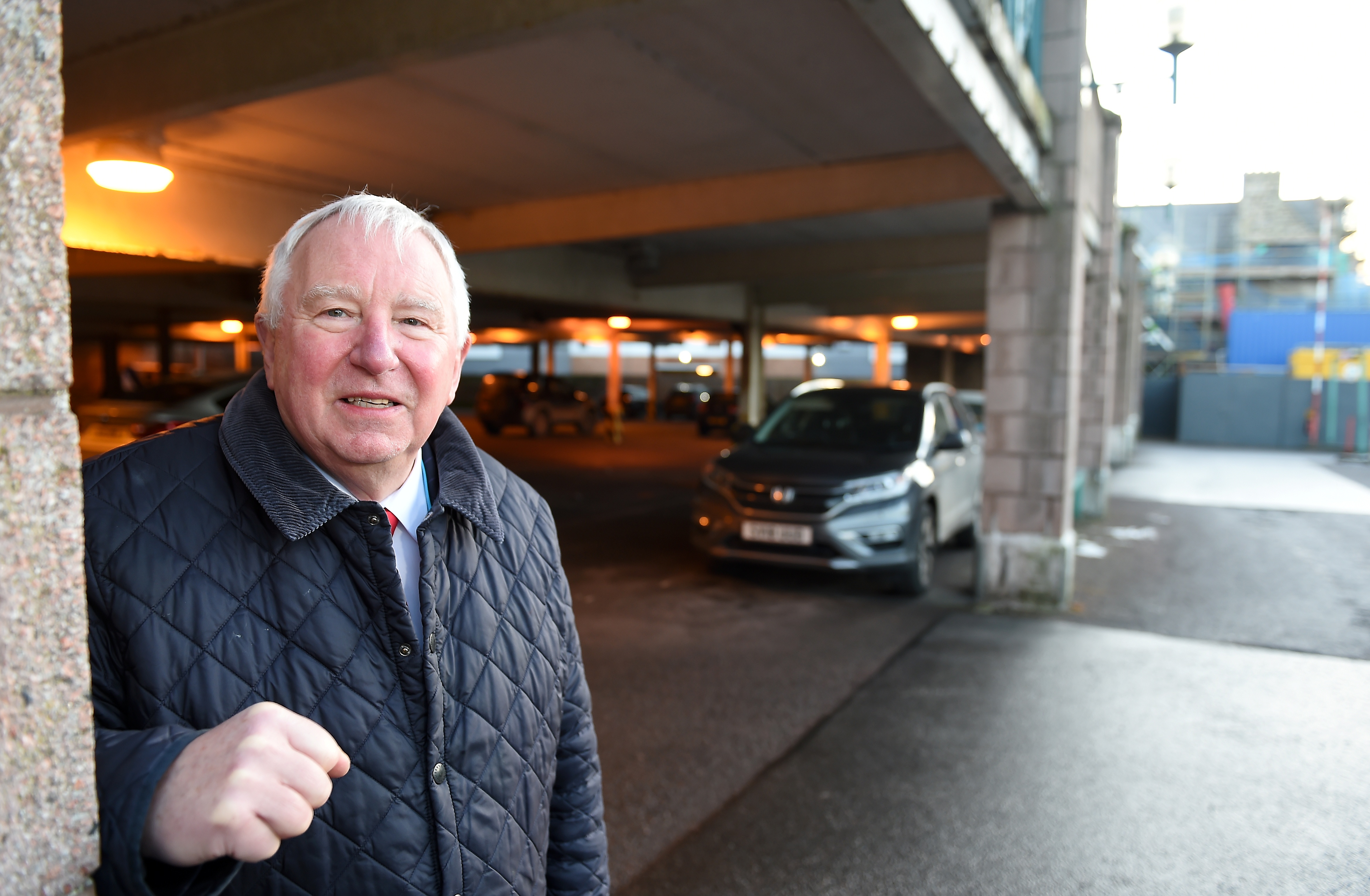 Mike Smith of Inverness BID at the Black carpark in Rose Street, Inverness.
