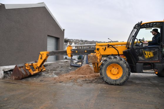 Work has started on the new ice factory at Macduff harbour which is expected to be completed by April