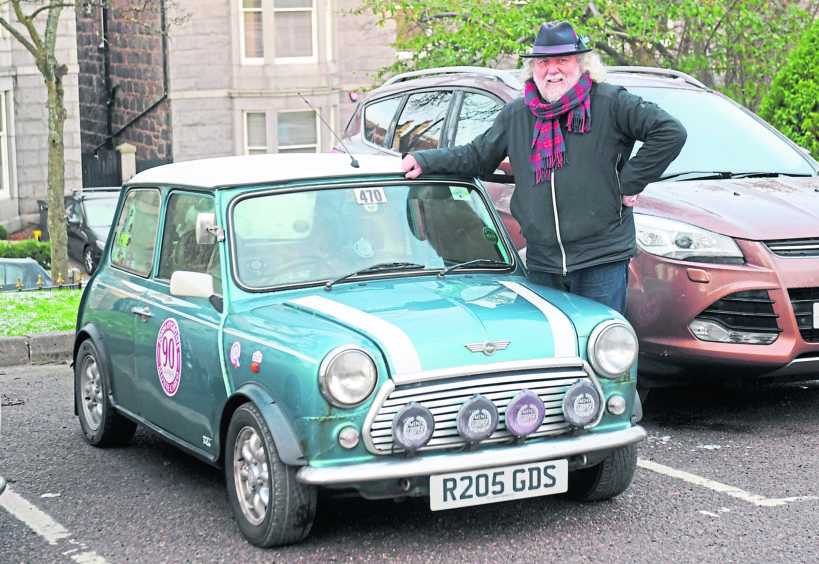 John Smith with his Mini Cooper 1997.30/01/19Picture by Kath Flannery.