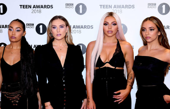 Little Mix (from left to right) Leigh-Anne Pinnock, Perrie Edwards, Jesy Nelson and Jade Thirlwall.