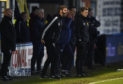 04/01/19 LADBROKES CHAMPIONSHIP
MORTON v ROSS COUNTY
CAPPIELOW - GREENOCK
Ross County co-manager Stuart Kettlewell on the touchline.