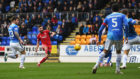 Aberdeen's Graeme Shinnie opens the scoring