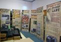The Spanish flu exhibition opened at Banff Academy yesterday.