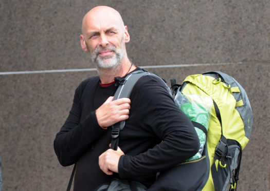 Damon Kelly at the Sheriff Court Glasgow. He has been convicted of a hate campaign.