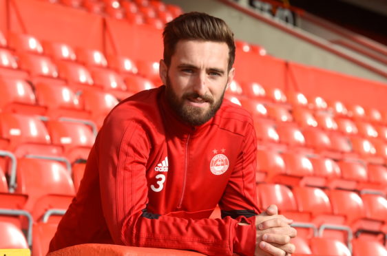 Aberdeen captain Graeme Shinnie.