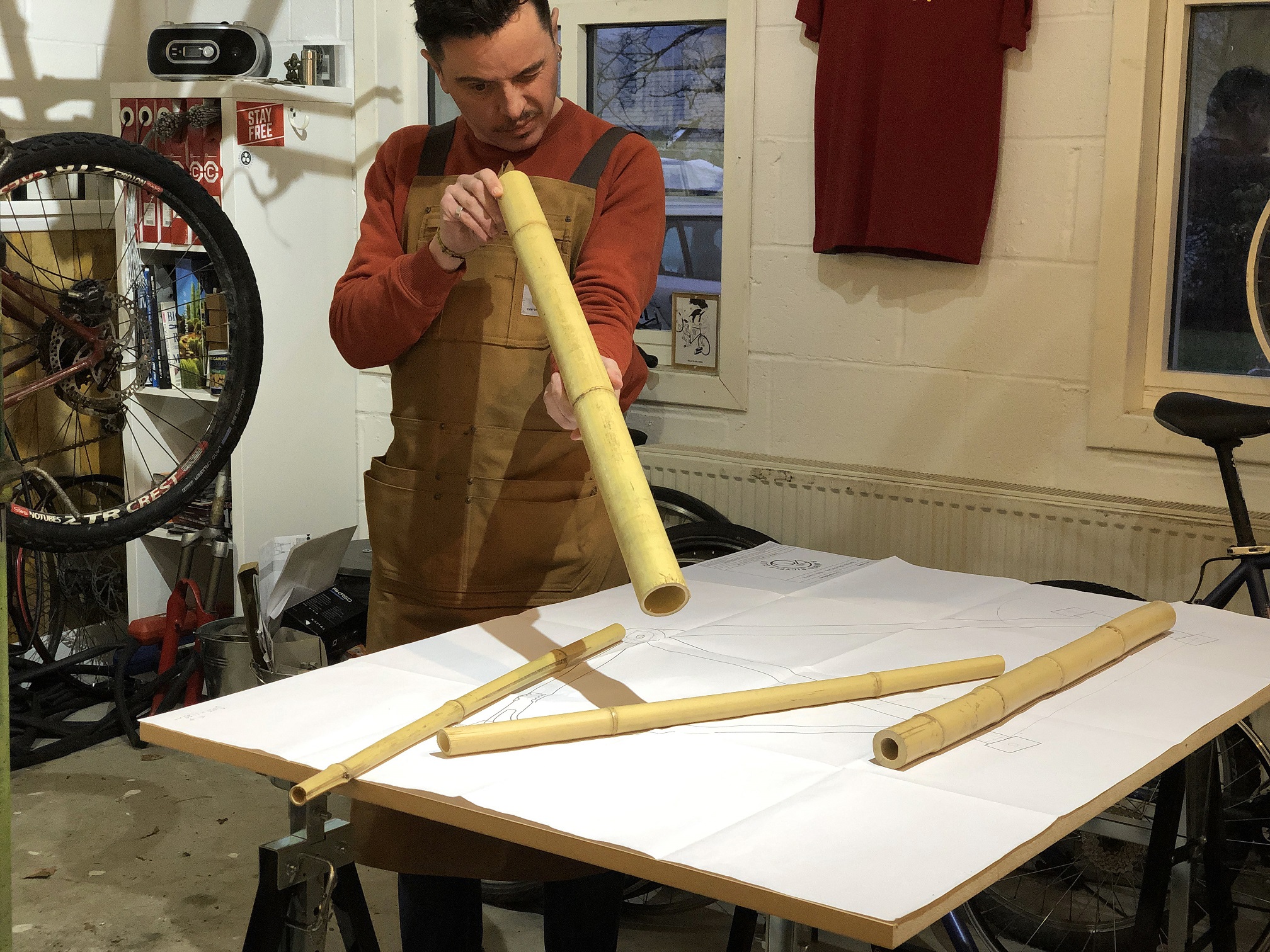 Ali Campbell is setting out to assemble a bamboo bike from a kit and then use it to take part in Etape Loch Ness in April