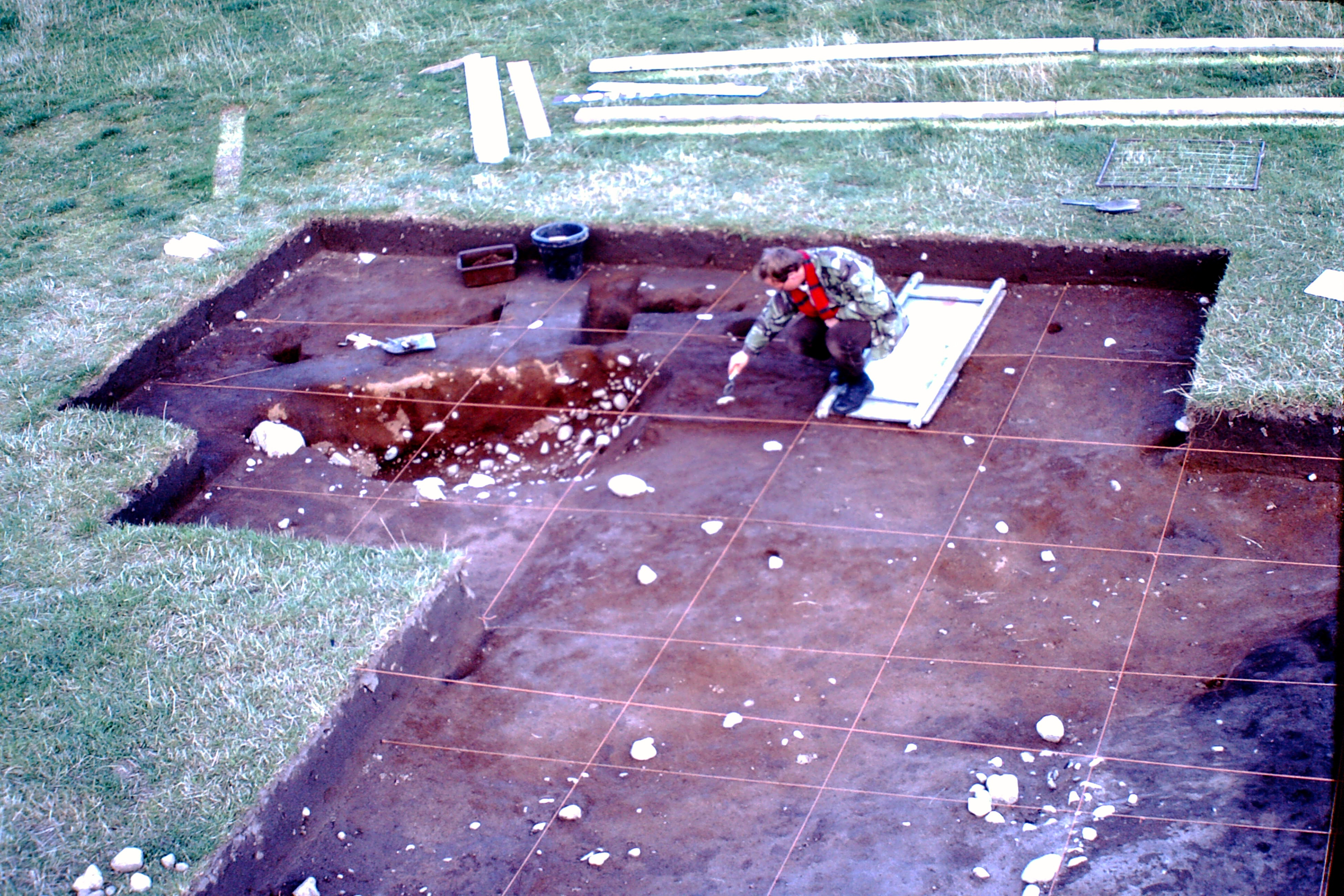 Crathes Archaeology 
excavation