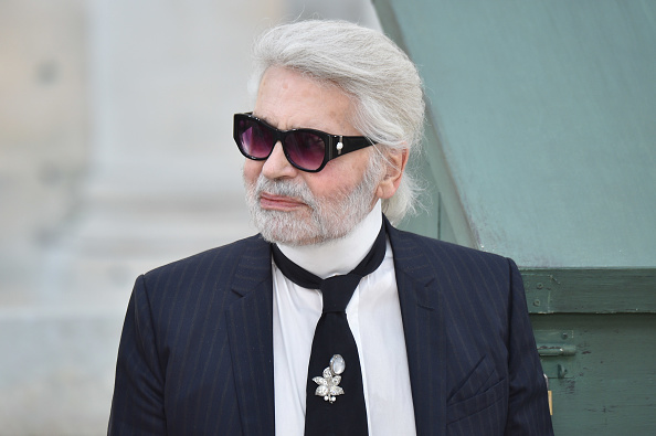 Karl Lagerfeld walks the runway during the Chanel Haute Couture Fall Winter 2018/2019.