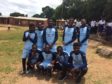 Footballers from St Anthony Community School in Malawi show off the strips donated by Mintlaw Boys Club