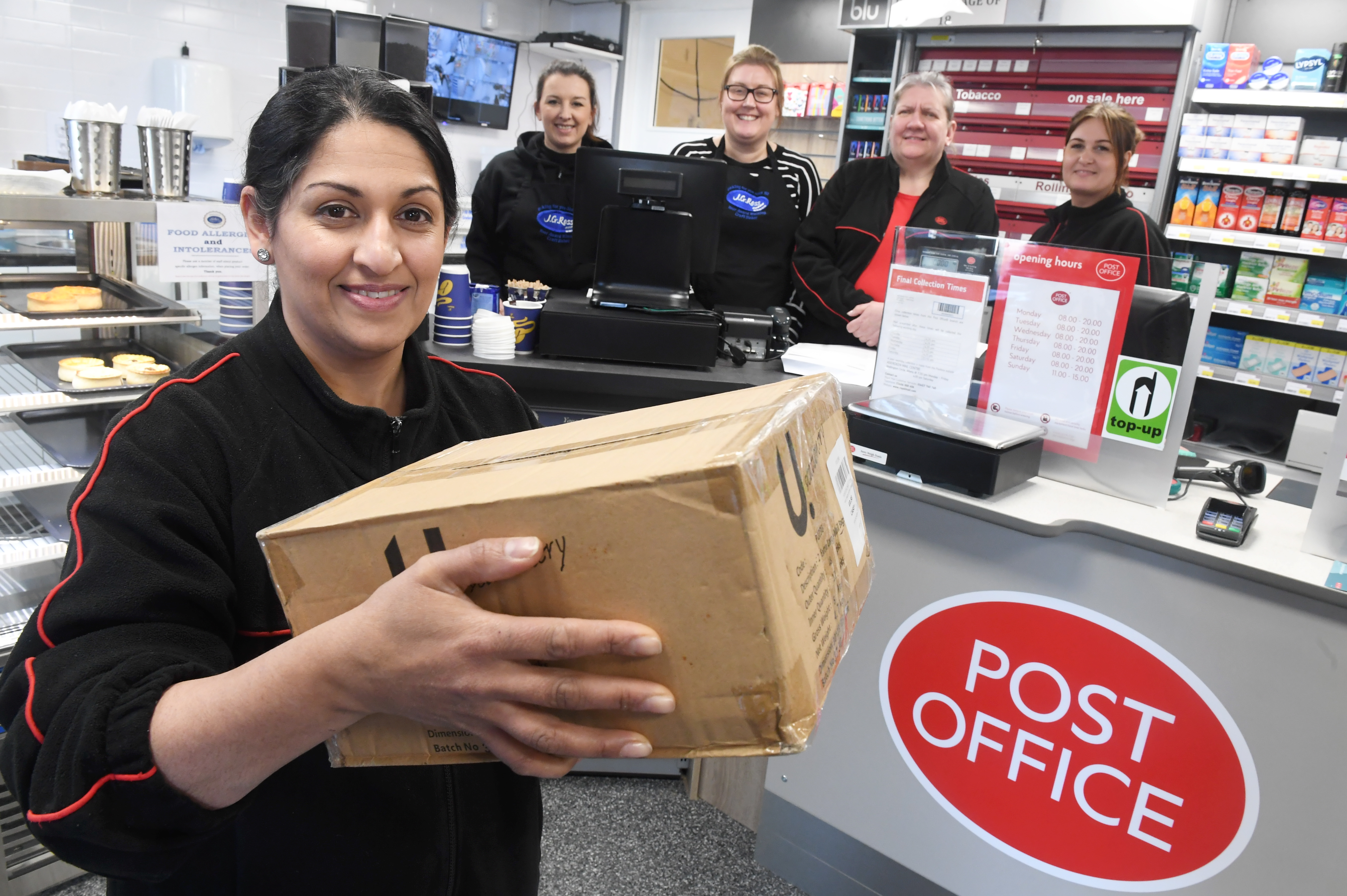 A new post office in Woodside has opened on the site of the old Chalmers bakery.