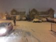 Heavy snow in Milton of Leys this morning.