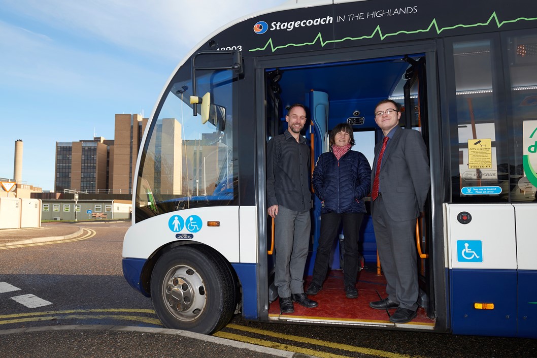 NHS Highland have teamed up with Stagecoach to offer employees a reliable choice to their daily commute.