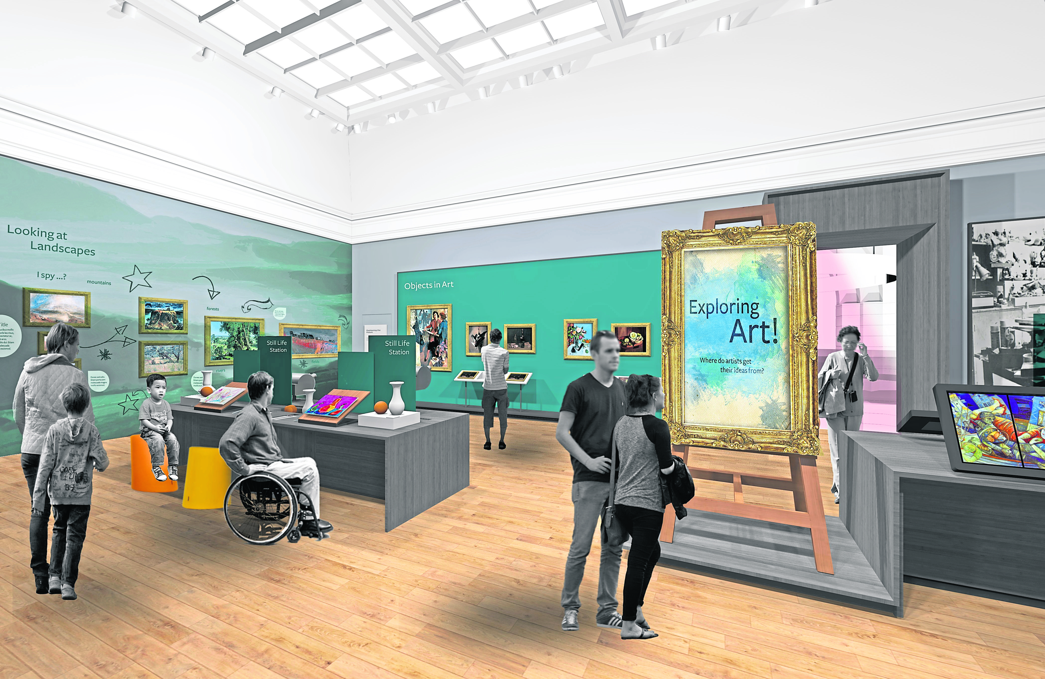 An artist impression showing how Aberdeen Art Gallery could look.