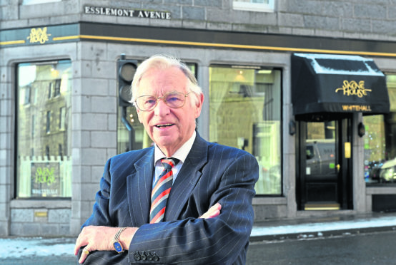 Charles Skene, owner of Skene House, pictured at his Whitehall Place, operation.
Picture by Kami Thomson.