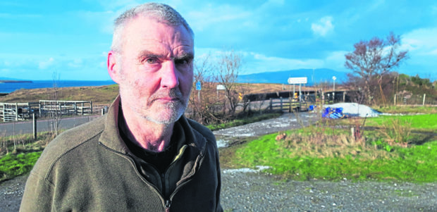 Tom Stephens, owner of Ashaig Quiet Campsite, says objectors are opposed to a subsidised airport.