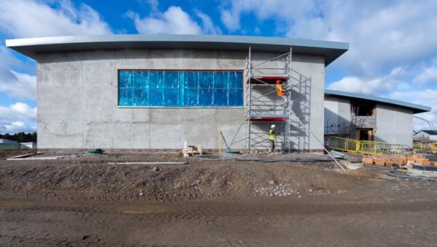 Banchory Sports Village is taking shape.