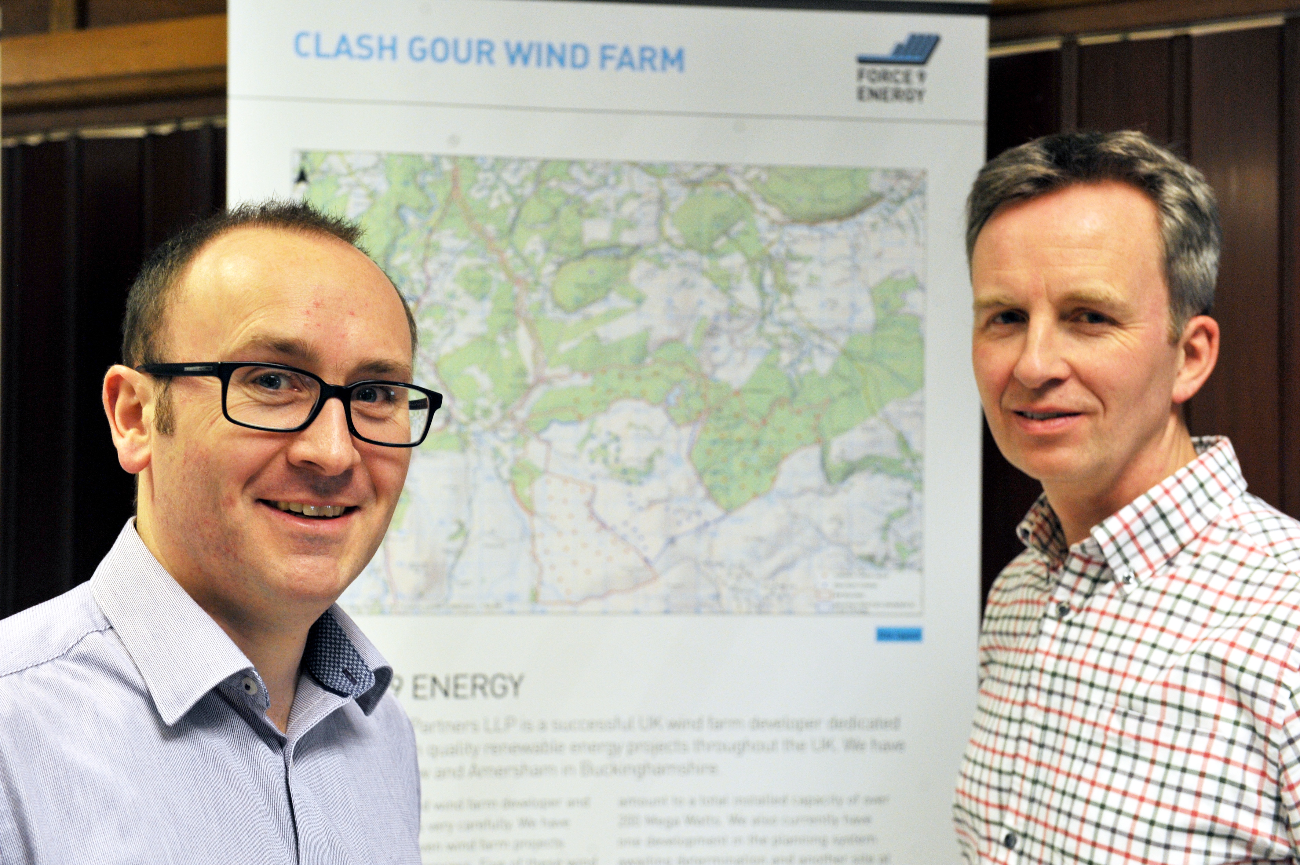 L-R: Andrew Smith, head of planning and development, and Nick Mackay, head of legal and commercial, GForce 9 Energy.