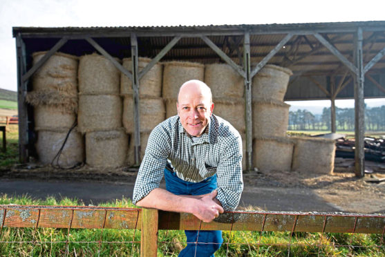 Alistair Robson of Oldmanse Farm, Glass near Huntly.