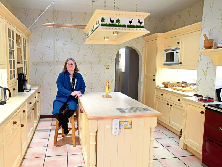 Moira Cameron in her house in Bieldside. Pic by Chris Sumner.
