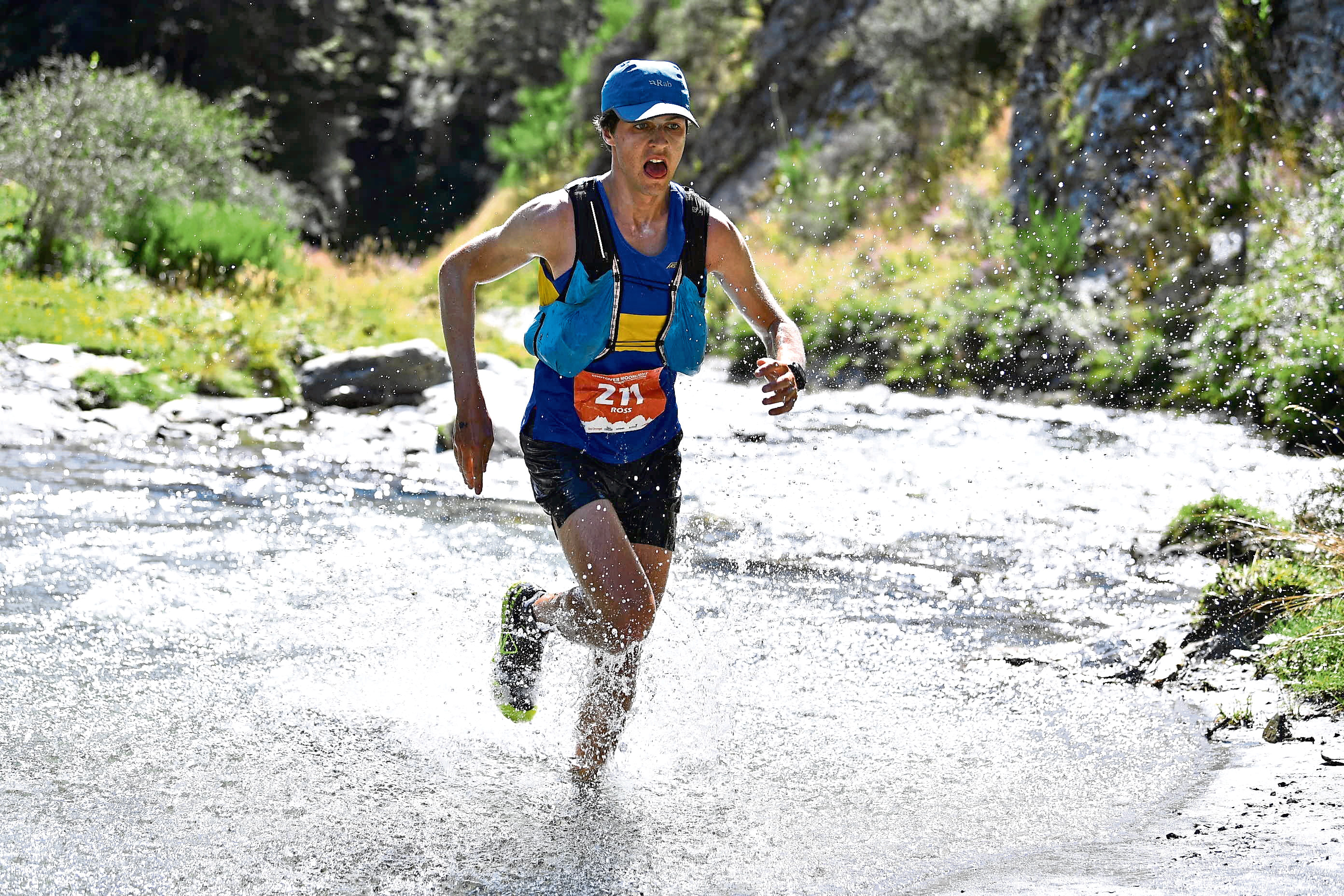Ross Gollan photos at the Shotover Moonlight mountain marathon - please credit Dom Channon Photography