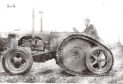 A wartime Case D tractor fitted with Roadless's DG half track system  which gave extra traction in both agricultural and military situations.