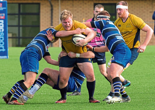 The Gordonians in action. Picture by Kenny Elrick.