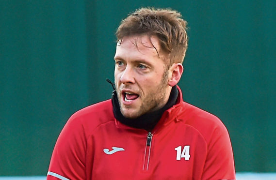 Formartine United manager Paul Lawson. Picture by Kenny Elrick.