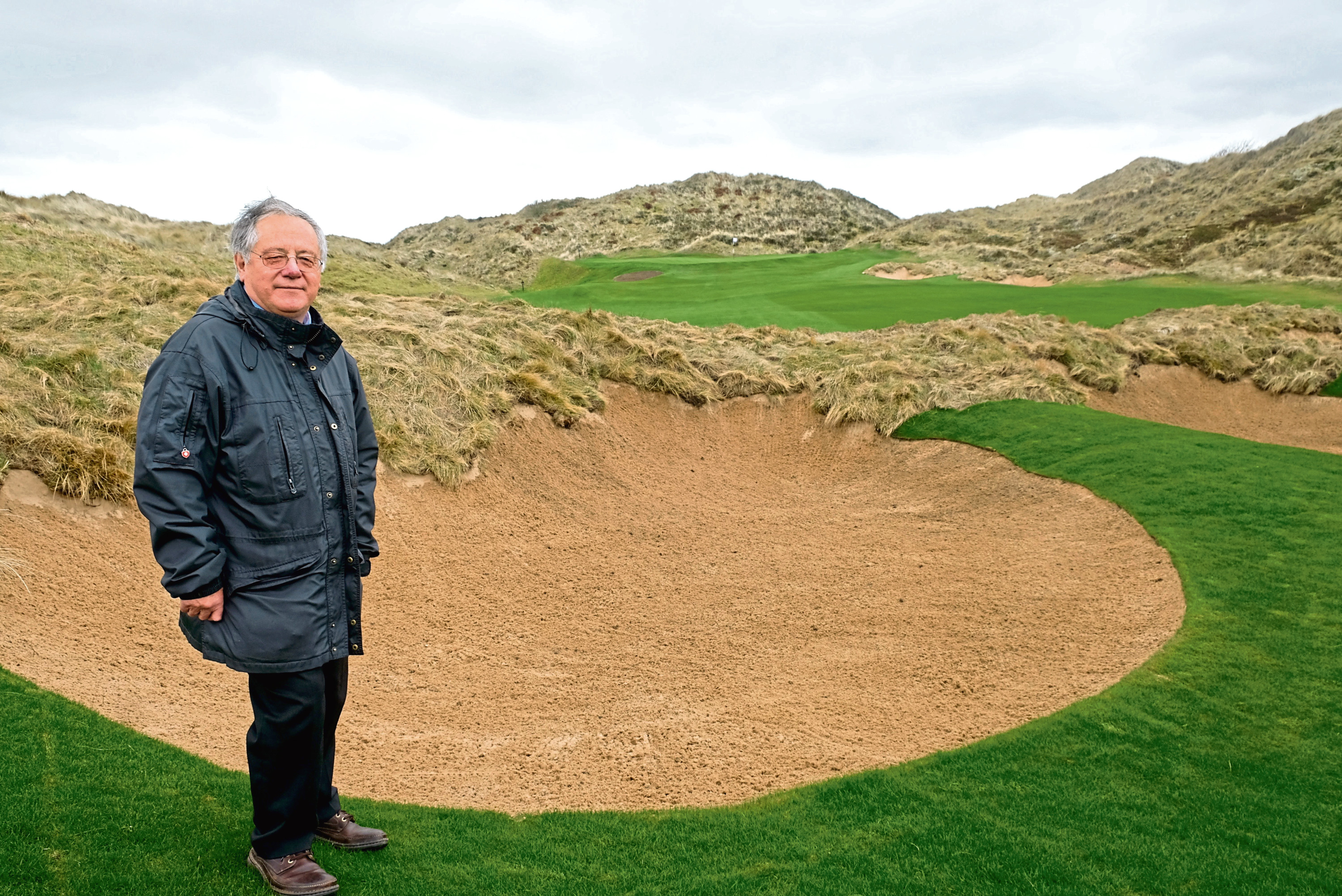Martin Hawtree at Trump International Golf Course

Picture by Colin Rennie