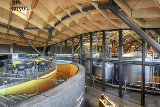 Inside The Macallan Distillery.