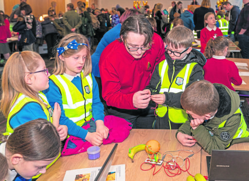 Moray College UHI is hosting a science festival for P4 school pupils.