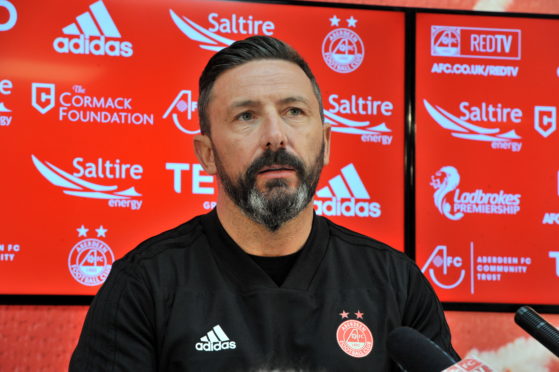 Aberdeen manager Derek McInnes