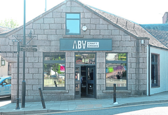 ABV Craft Drinks in Banchory.