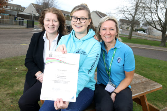 Hannah Rawlinson has become the first in Highland to receive the illustrious award