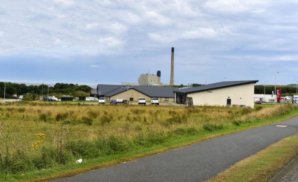 The site near Invernettie roundabout in Peterhead.