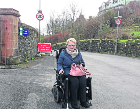 Councillor Mary Jean Devon is delighted that £1 million is going to be spent improving Mull's roads.