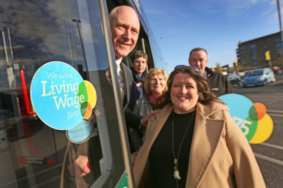 Xplore Dundee's Managing Director Elsie Turbyne joined Joe Fitzpatrick MSP, City Development Convenor Lynn Short and Lynn Cunningham from the Poverty Alliance.