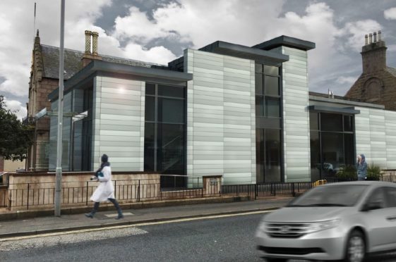 Design plans for how Peterhead Sheriff Court will look