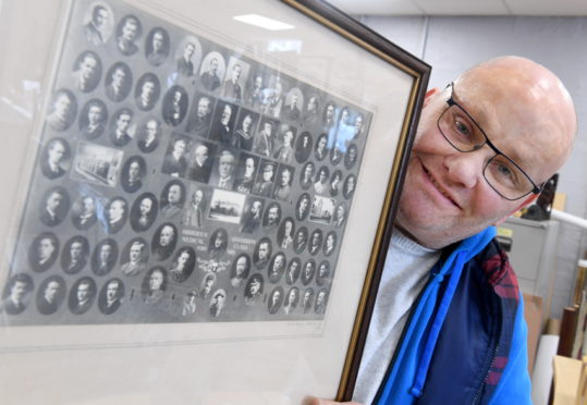 Clive Hampshire from Smile Scotland with one of his finds.