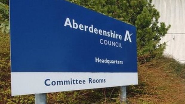 Aberdeenshire Council has been asked to return £450,000.