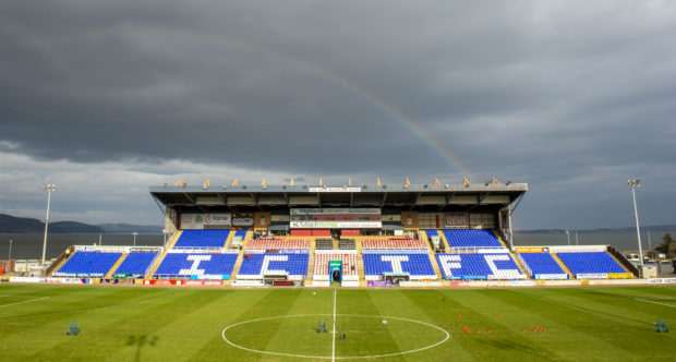 Caledonian Stadium is in a picturesque setting.