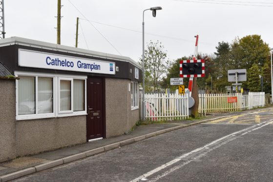 The Kintore rail crossing in 2017.