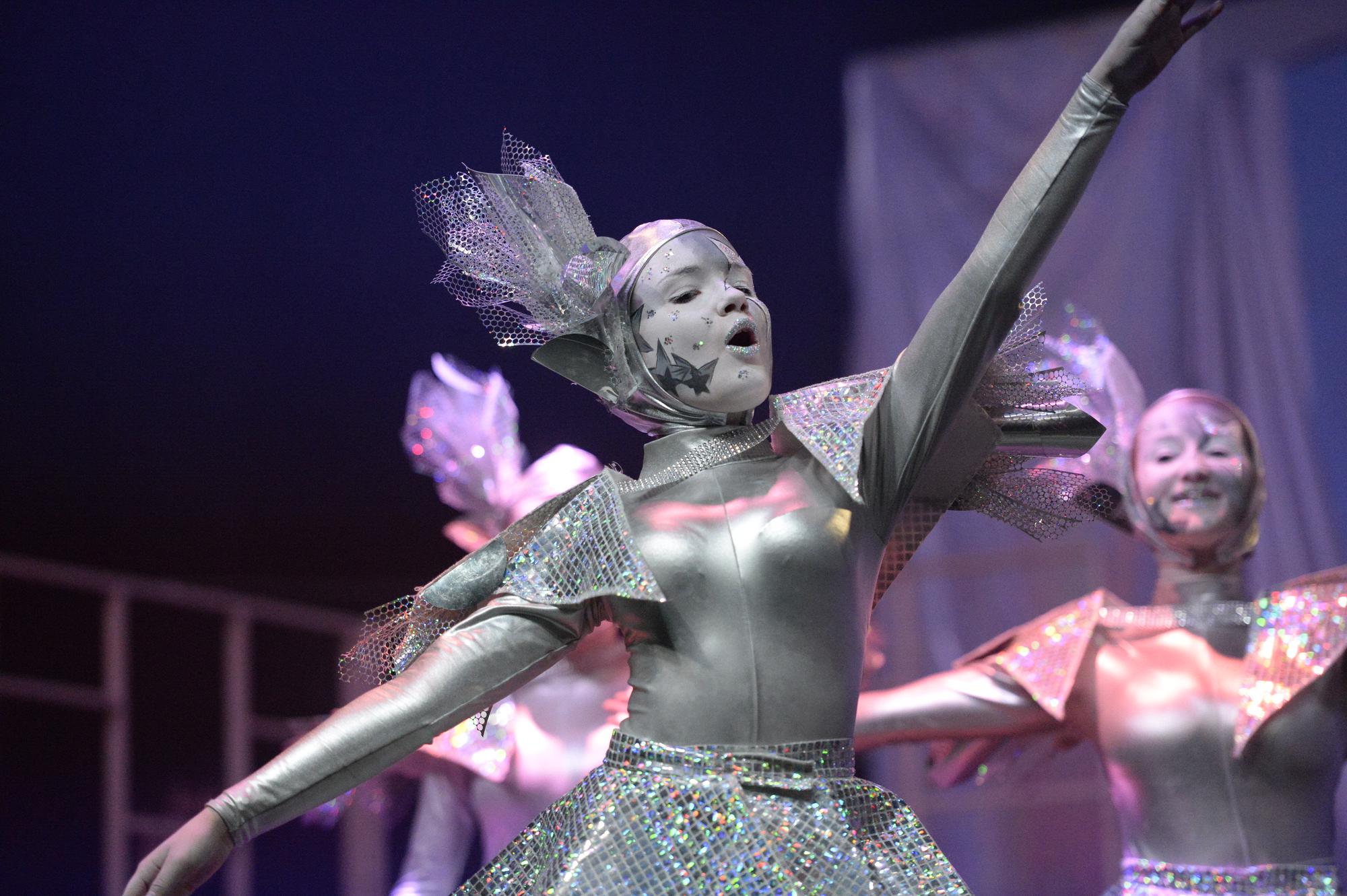 One of the Peterhead participants from a previous Rock Challenge performance