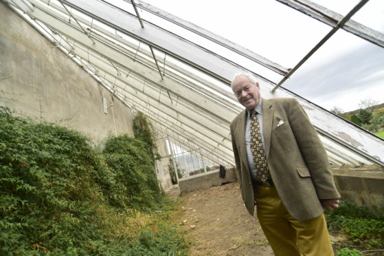 Councillor Michael Roy at the Vinery in Banff.